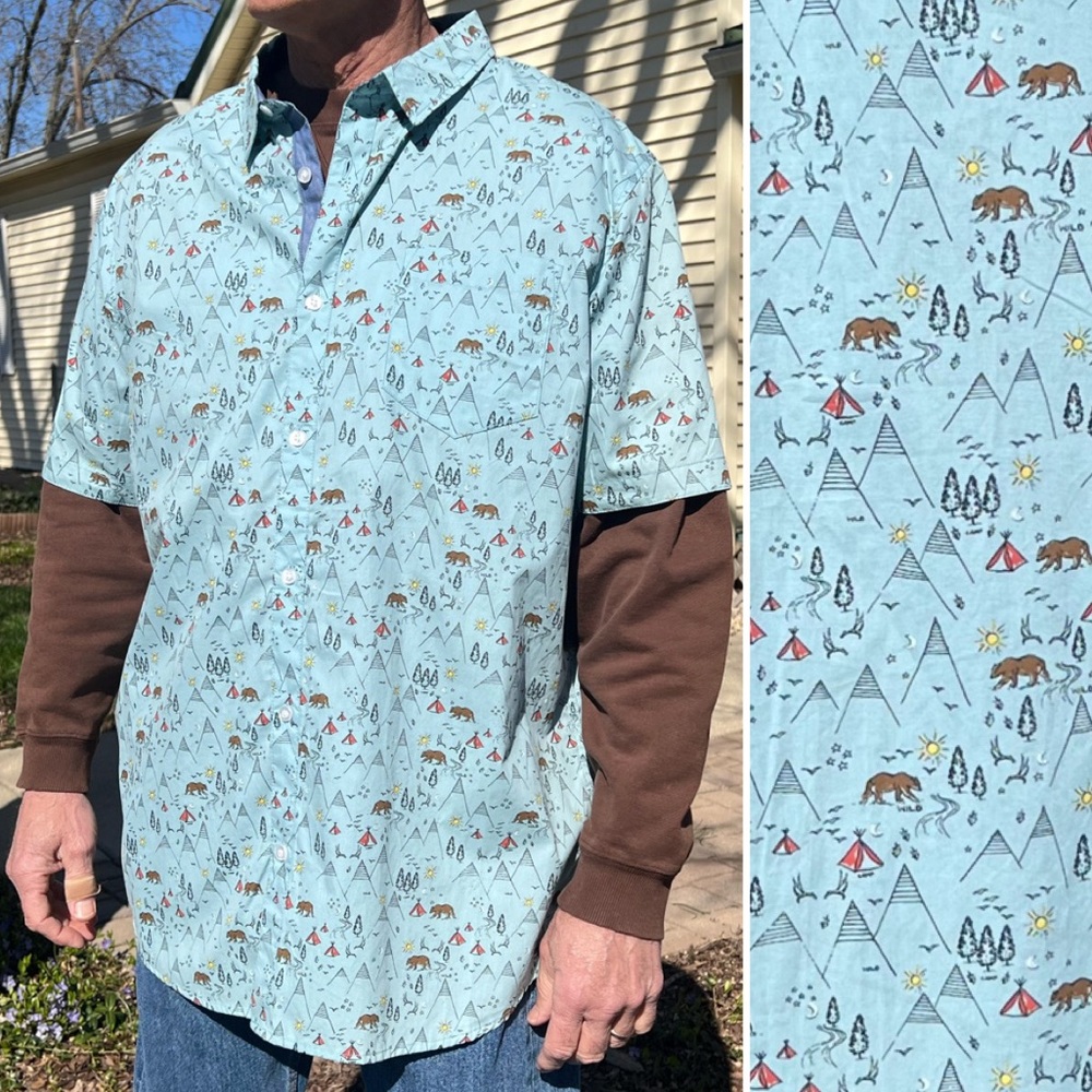 - Retrofit 2XL Wilderness Camping Tent Camp Shirt! NEW!